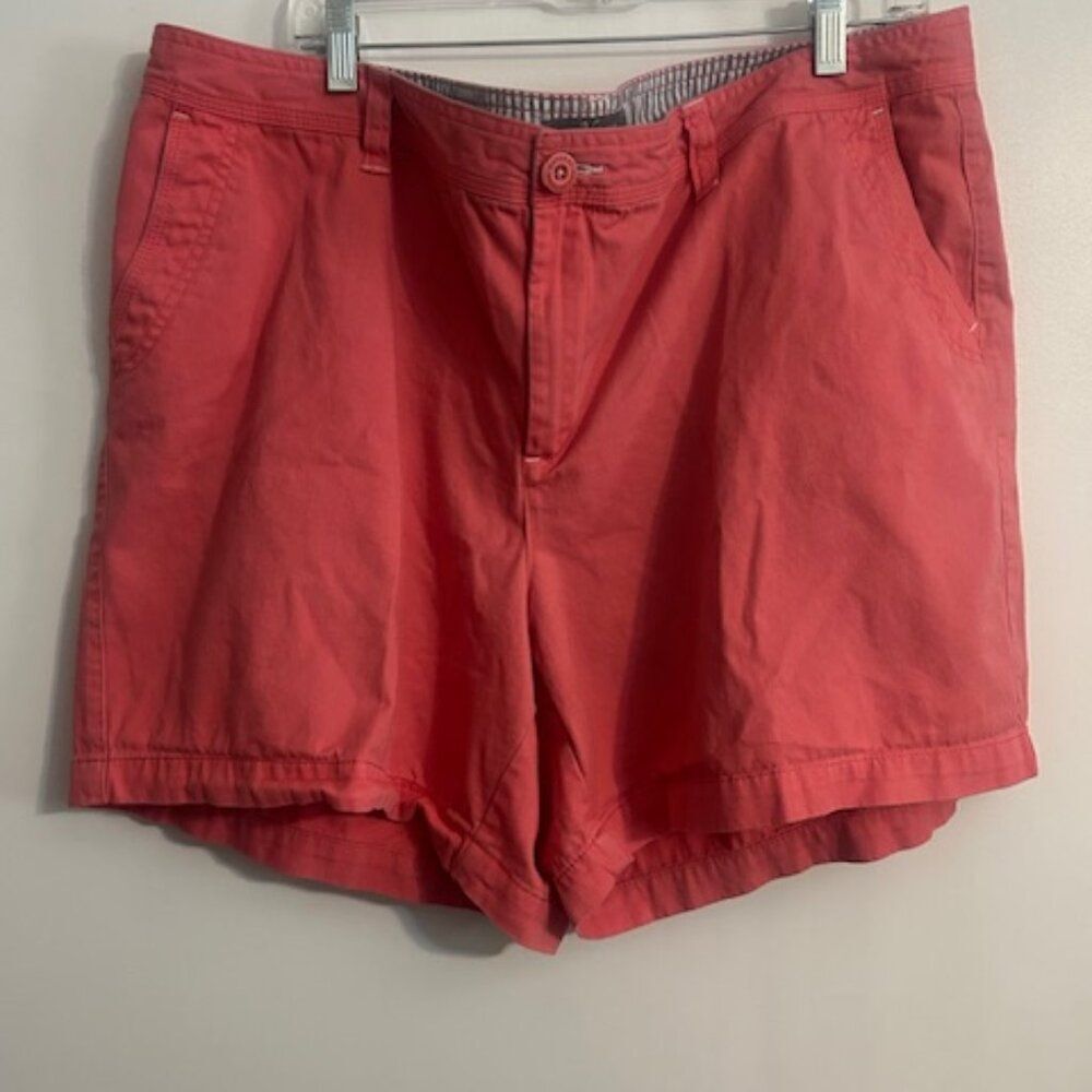 Natural Reflections Peach Cotton shorts, size 20W